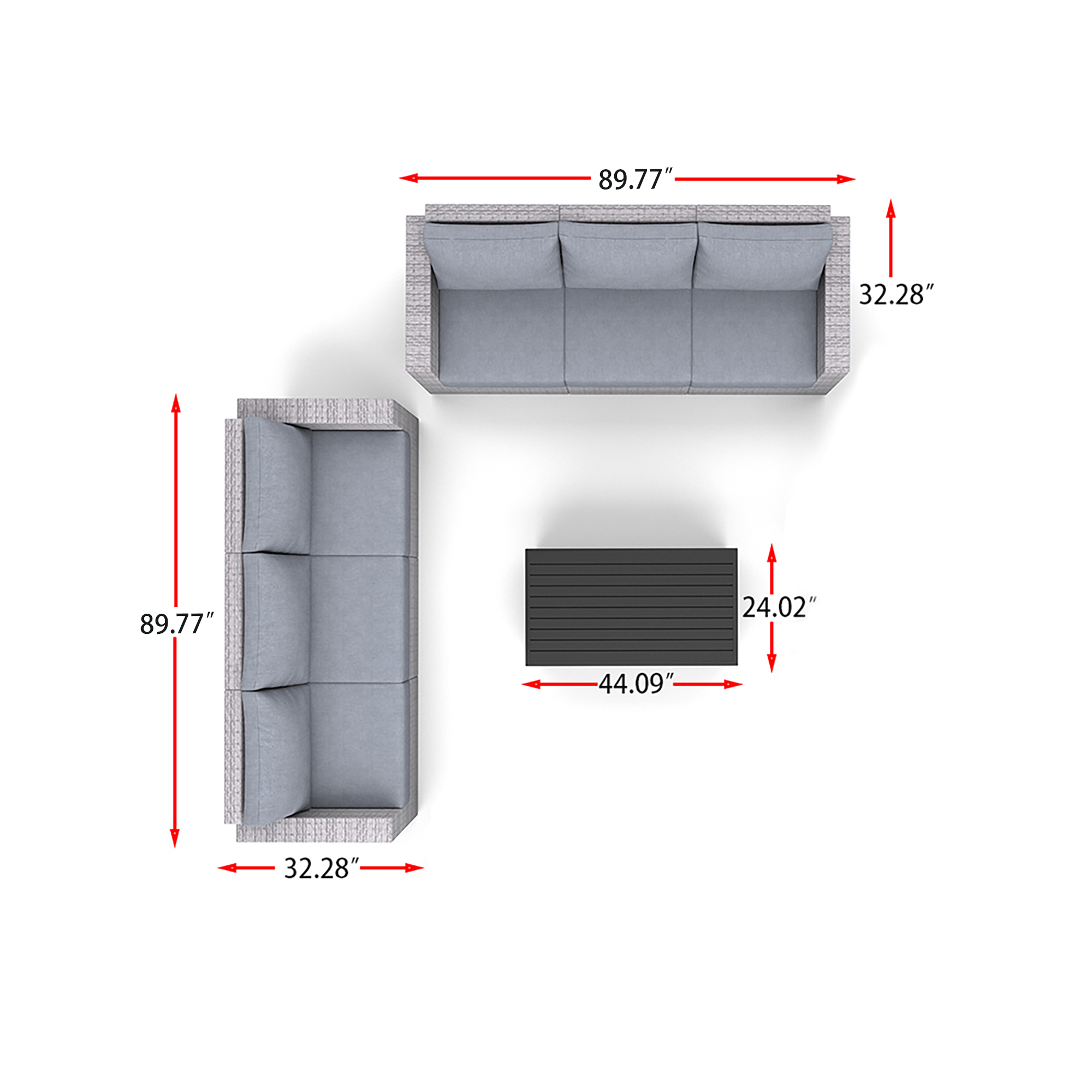 AVALON 7 Piece Wicker Seating Group-Baeryon Furniture