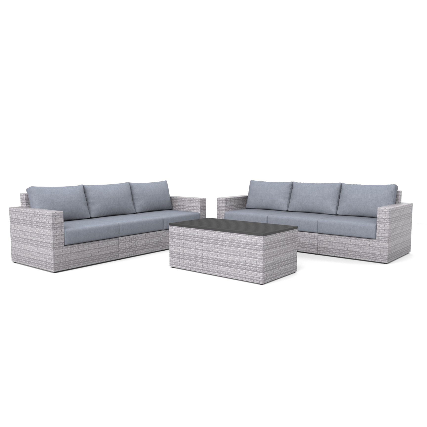 AVALON 7 Piece Wicker Seating Group