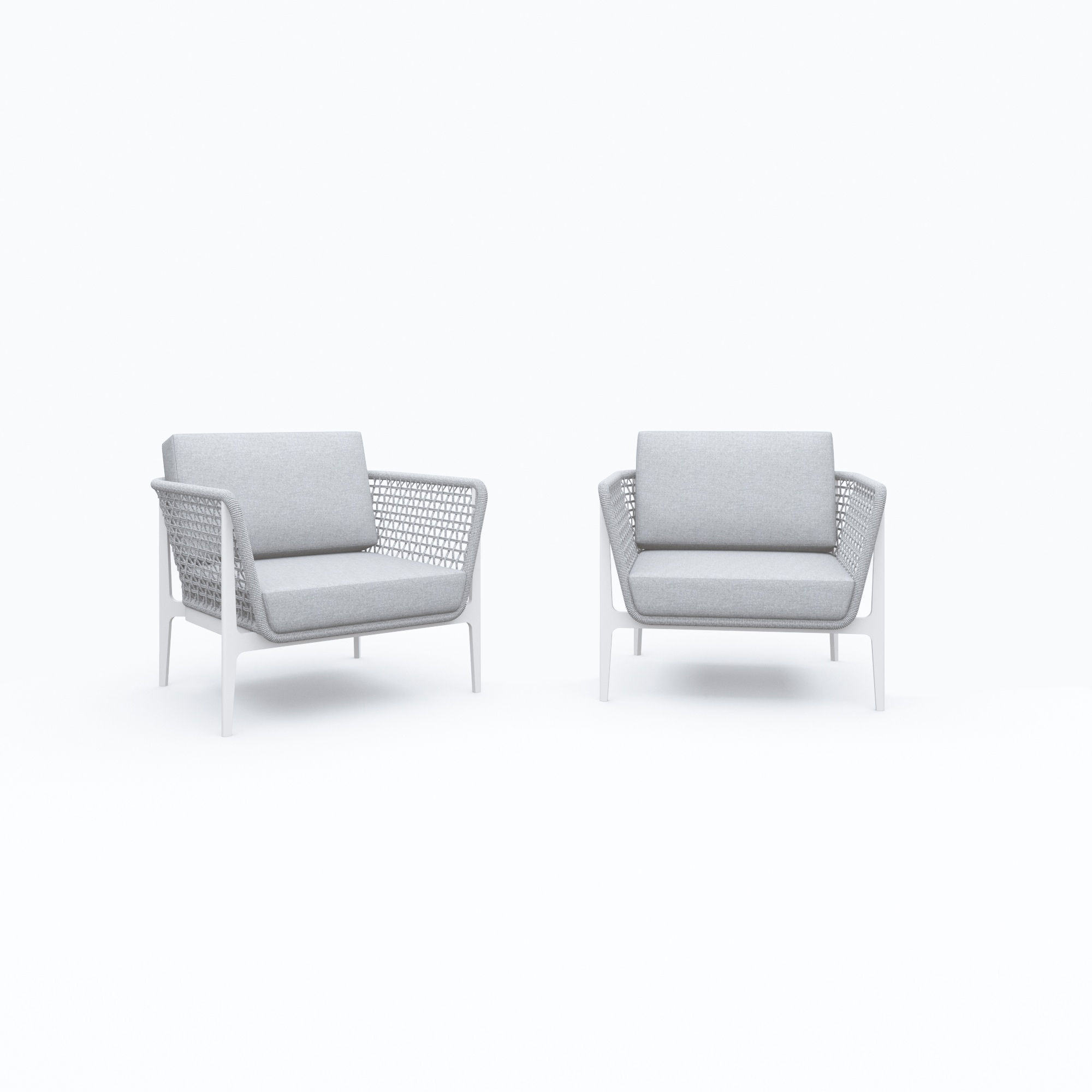 CETUS Outdoor Lounge Chairs Set of 2-Baeryon Furniture