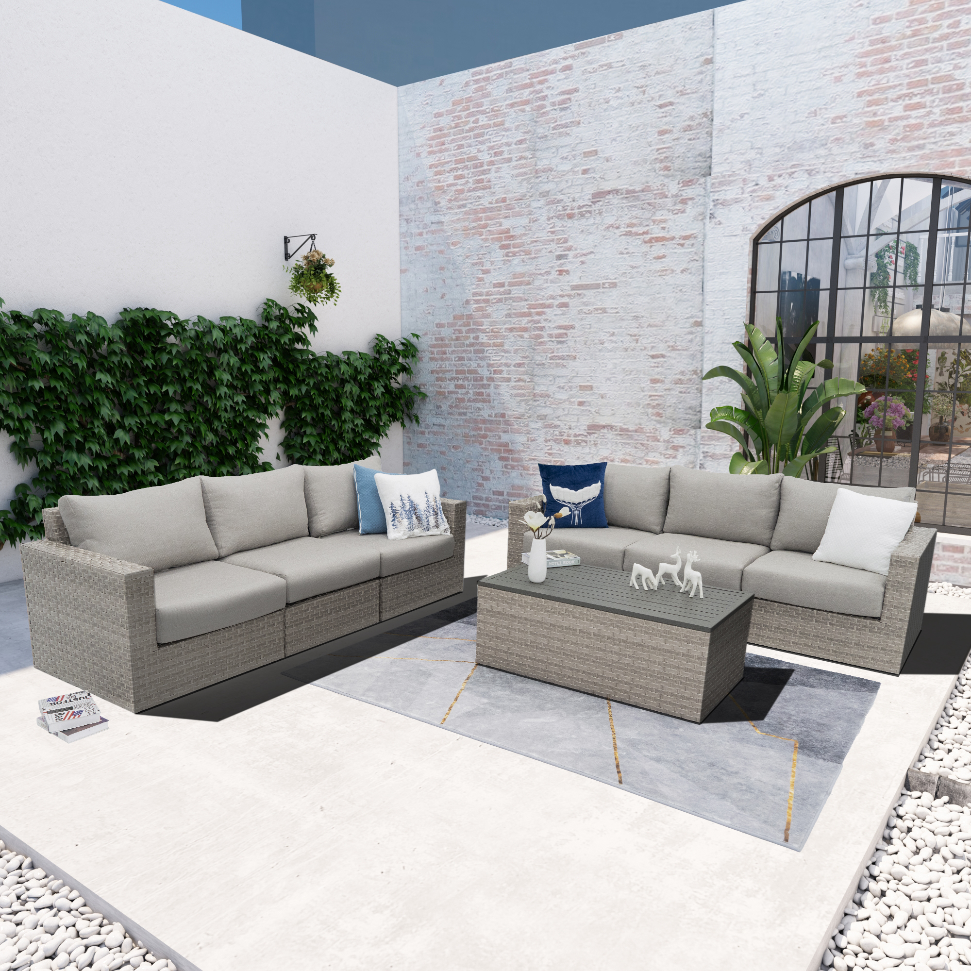 AVALON 7 Piece Wicker Seating Group-Baeryon Furniture