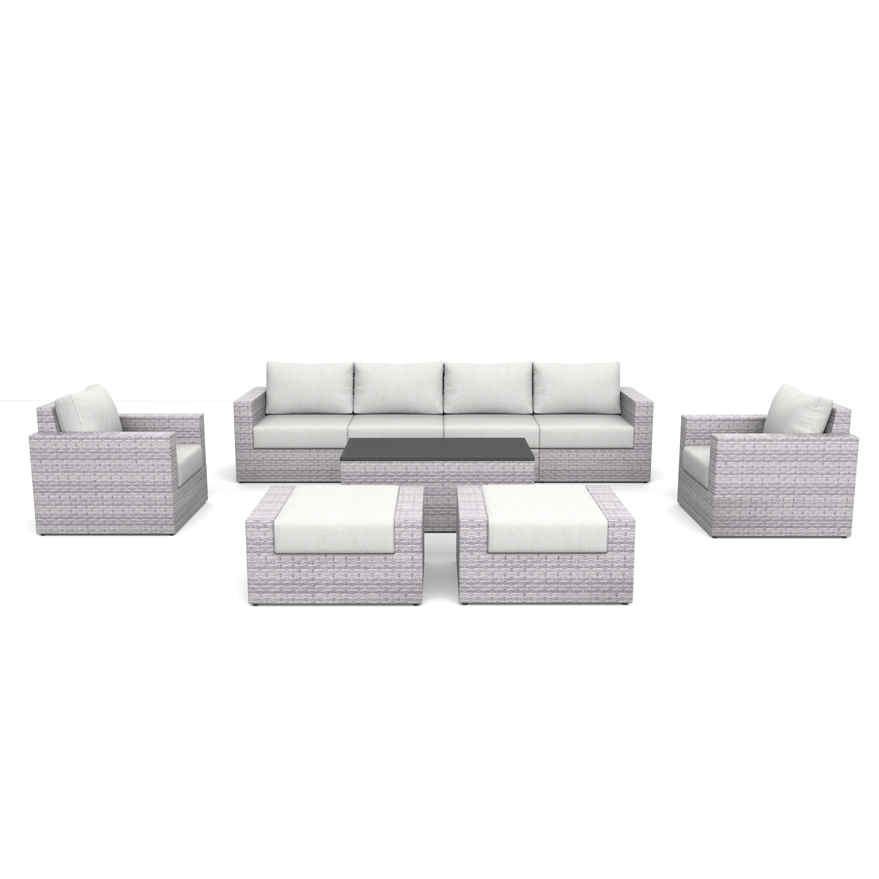 AVALON 9 Piece Wicker Couch-Baeryon Furniture
