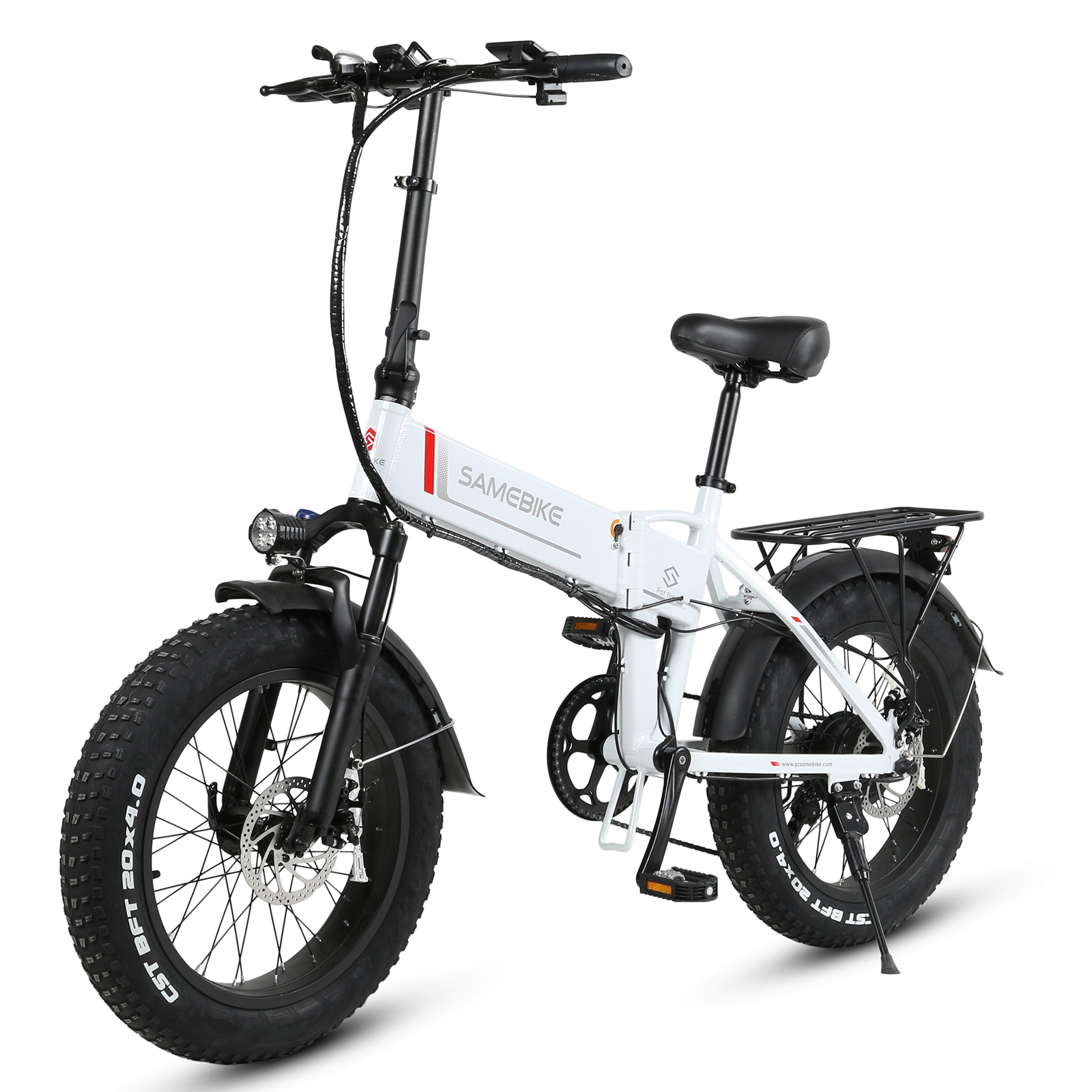 500W Folding Fat Tire Electric Bike 