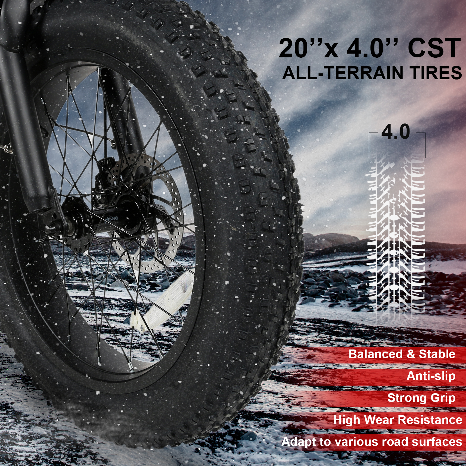 samebike folding fat tire electric bike - SAMEBIKE