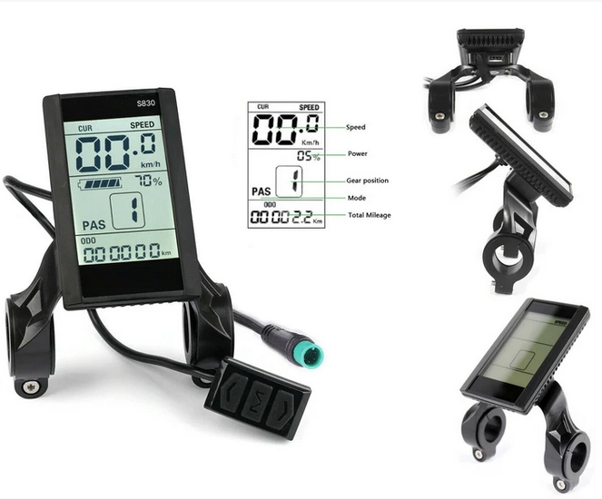 Electric Bike LCD Display SAMEBIKE Ebike Electric Bike LCD Display SAMEBIKE Ebike