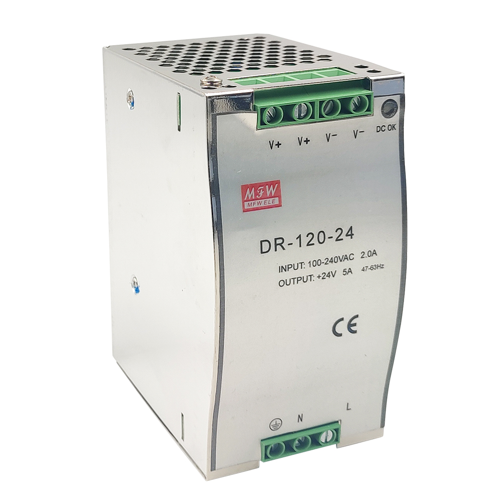 DR-120-24 DR Series Switch Power Supply 120W 24V