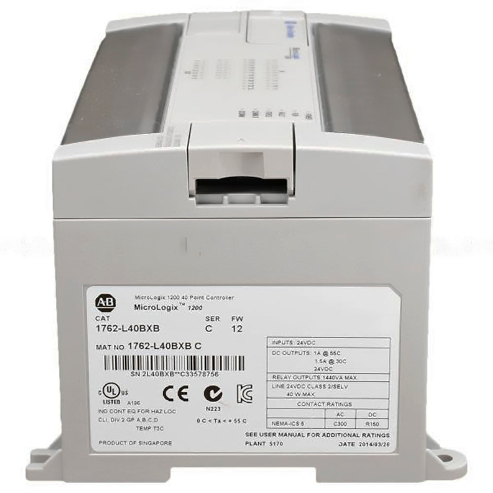 allen bradley 1762 l40bxb