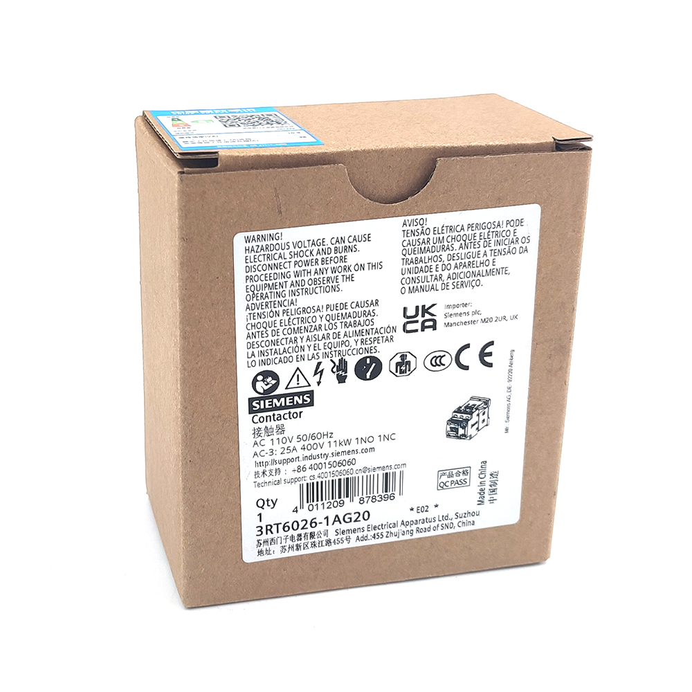 siemens ac contactor 110v 25a