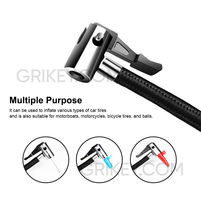 Car Vacuum Cleaner Tire Inflator 12V DC Portable Air Compressor Pump with Digital Tire Pressure Gauge LCD Display and LED Light-grikey