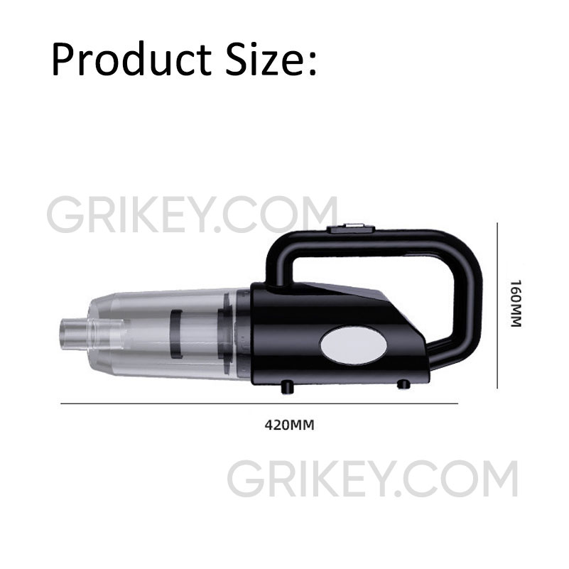 Cordless Handheld Vacuum Lightweight Portable Household Stick Vac Powerful Cordless Vaccum Cleaner for Car Home Hardwood Floor-grikey