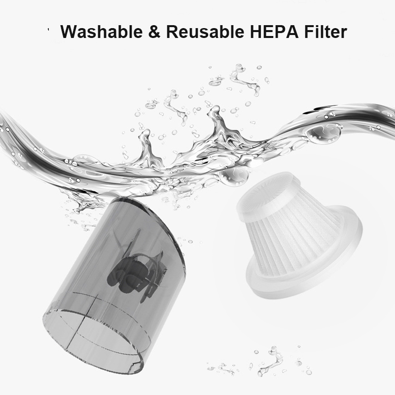 Cordless Handheld Vacuum Cleaner USB Rechargeable Mini Portable Hand Auto Vacuum Cleaner for Sofa Office Desk Car Cleaning -grikey