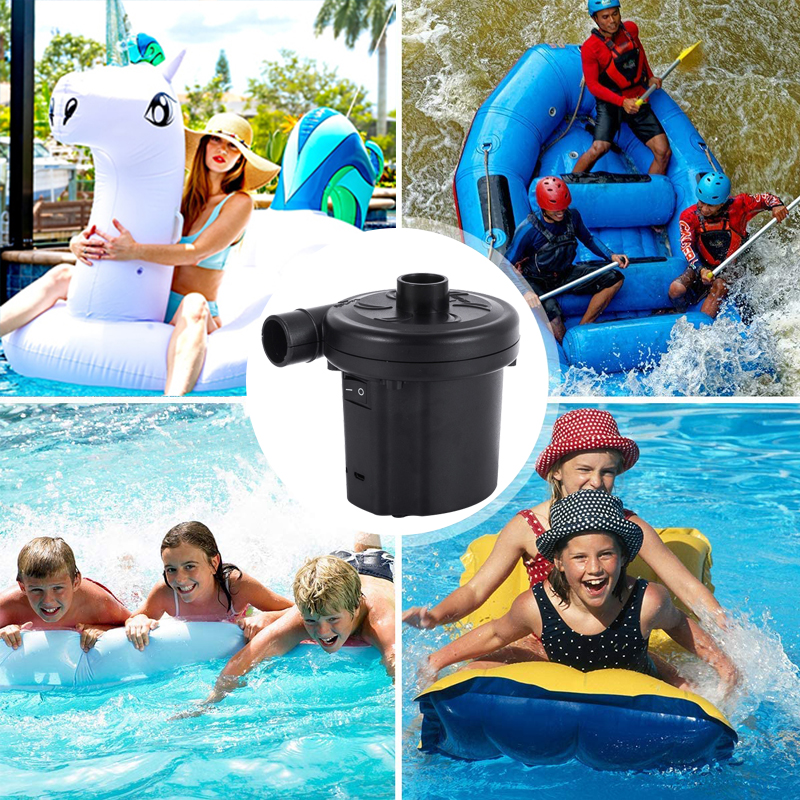 Air Pump for Inflatables Rechargeable Electric Pump Inflator/Deflator for Camping Inflatable Cushion Air Mattress Bed Pool Toy-grikey