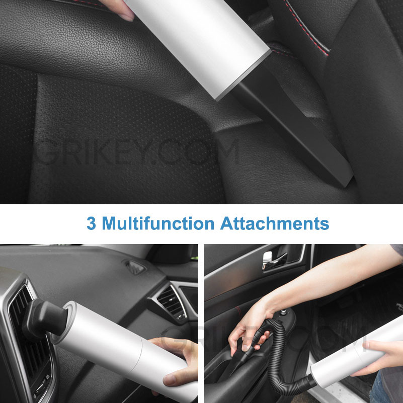 Car Vacuum Cleaner DC 12V Portable Handheld Auto Vacuum 120W High Power Lightweight Mini Vacuum Cleaner Wet and Dry-grikey