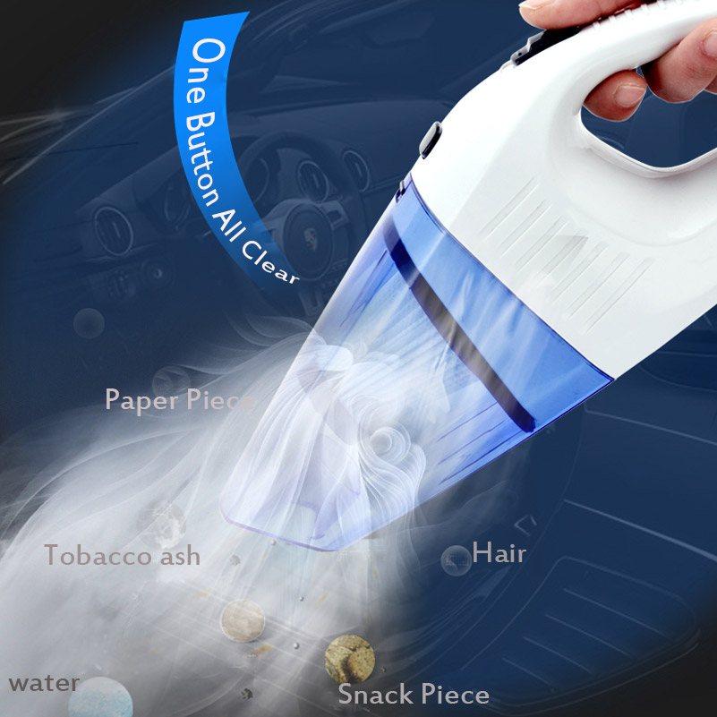 Powerful Wireless Car Vacuum Cleaner Mini Handheld Vacuum Cleaner Car Dry Wet Cleaning -grikey