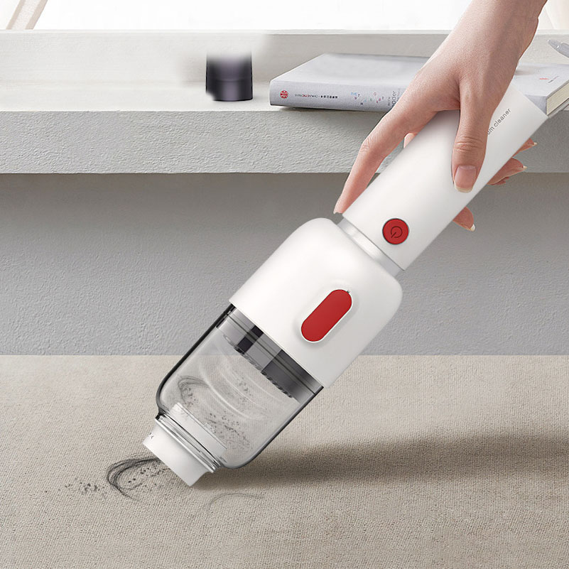 Cordless Handheld Vacuum Cleaner USB Rechargeable Portable Mini Size for Car Home Office Pets Hair Cleaning, Fast Charging Black-grikey