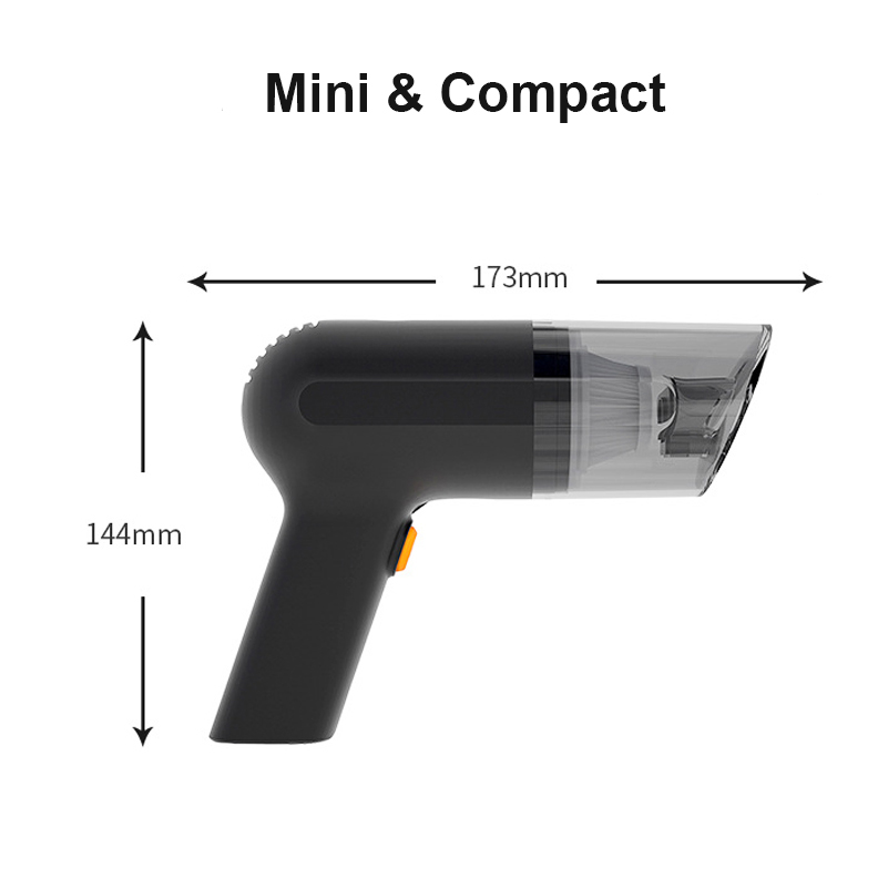 Cordless Handheld Vacuum Cleaner USB Rechargeable Mini Portable Hand Auto Vacuum Cleaner for Sofa Office Desk Car Cleaning -grikey