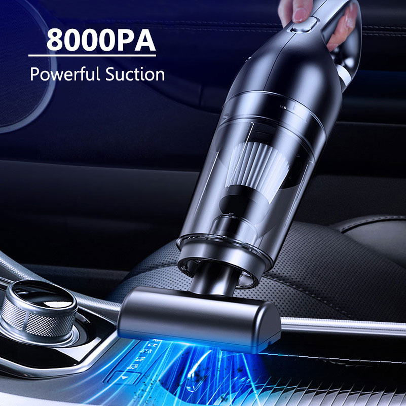 Cordless Handheld Vacuum Cleaner 8000Pa USB Rechargeable Portable Wireless Vacuum Cleaner for Home Office Car Cleaning-grikey