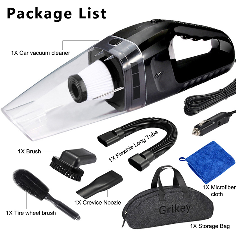 24V Car Vacuum Cleaner 120W Portable Vacuum Cleaner Powerful For Car Auto Vaccum Cleaner Handheld Truck-grikey