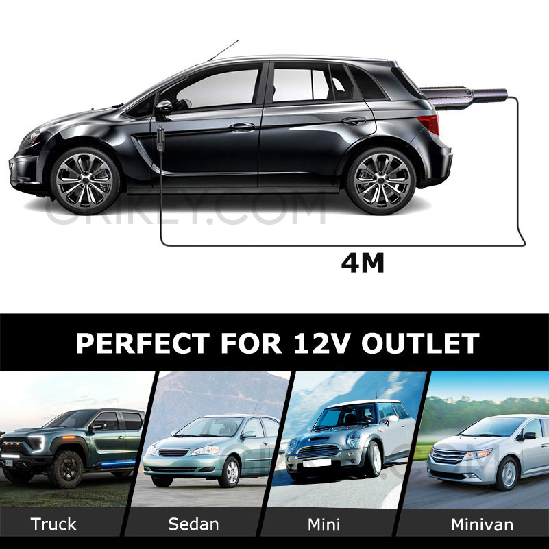 Portable Car Vacuum Cleaner 12V Corded Handheld Vaccum Cleaner Auto Accessories Kit for Detailing and   Cleaning Car Interior-grikey