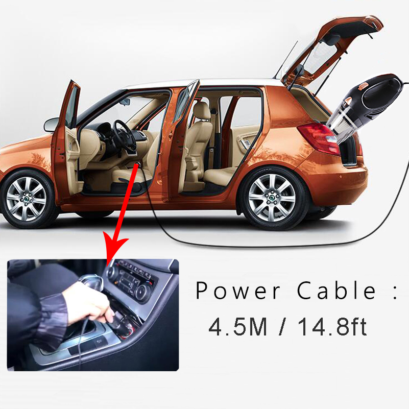 GRIKEY Mini Car Vacuum Cleaner Auto 4.8KPA Handheld Vacuum Cleaner For Car Aspiradora Para Portable Vacuum Cleaner Car 12V-grikey