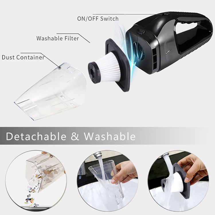 24V Car Vacuum Cleaner 120W Portable Vacuum Cleaner Powerful For Car Auto Vaccum Cleaner Handheld Truck-grikey