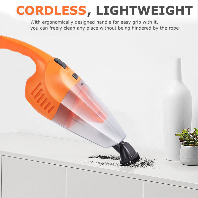 Handheld Vacuum Cordless Portable Car Vacuum Cleaner Rechargeable with Powerful Suction Quick Cleaning for Vehicle House Office-grikey