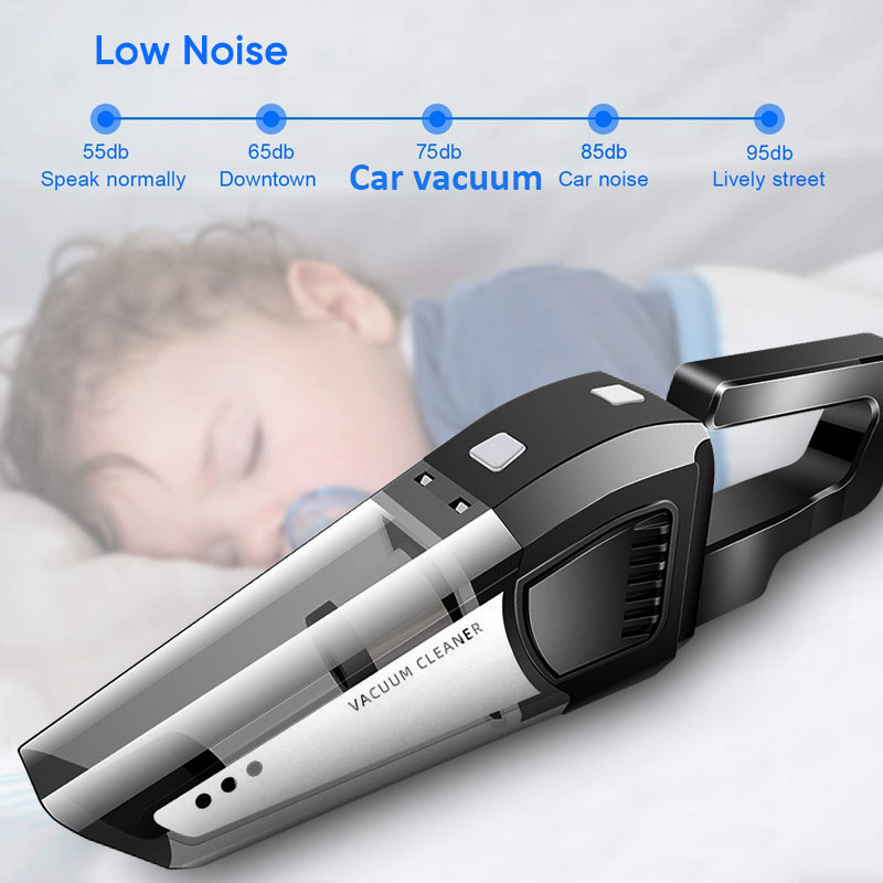 Cordless Handheld Vacuum Cleaner Portable Rechargeable High Power Auto Vaccum Cleaner for Car Home Office Sofa Desk-grikey