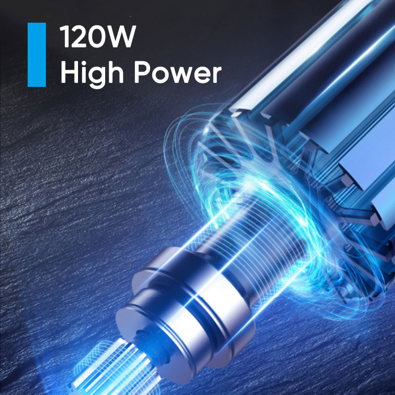 Handheld Vacuum Cleaner Cordless 8000PA Suction Hand Vacuum Cordless for Home Car Cleaning Mini Portable Car Vacuum USB Charging-grikey