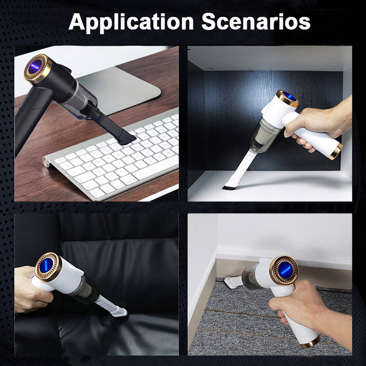 2 in 1 Mini USB Folding Wireless Vacuum Cleaner LED Power Suction Vaccum Cleaner Cordless-grikey