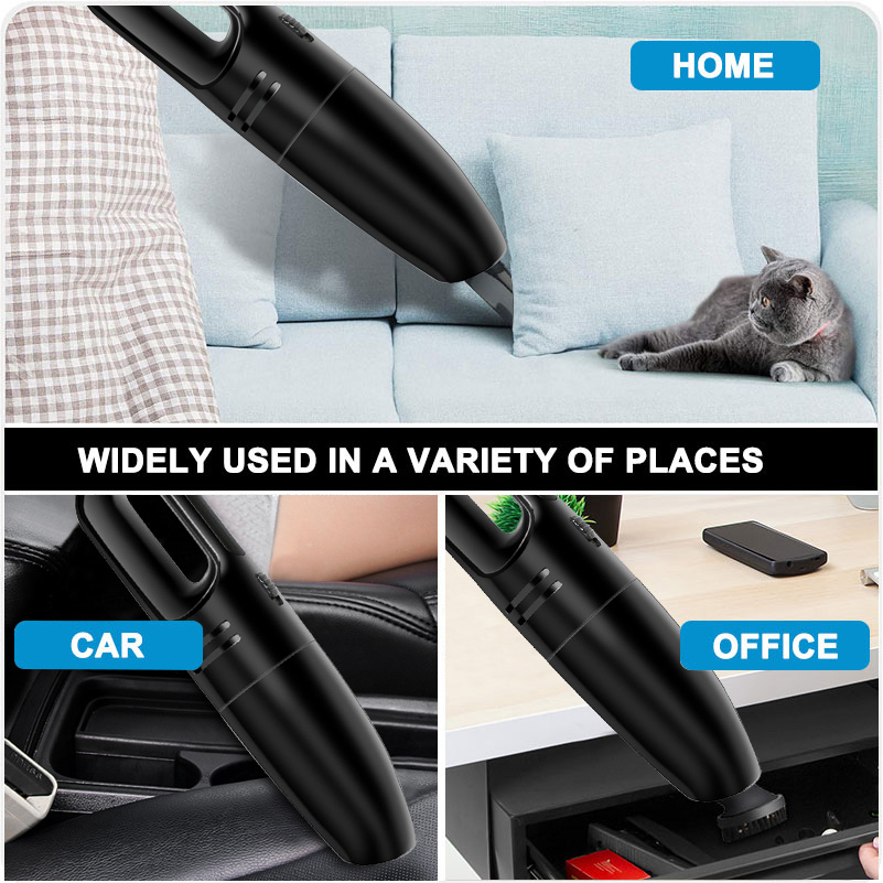 Cordless Handheld Vacuum Cleaner USB Rechargeable Hand Vacuum for Home Office Car Cleaning Mini Portable Car Vaccum Cleaner-grikey