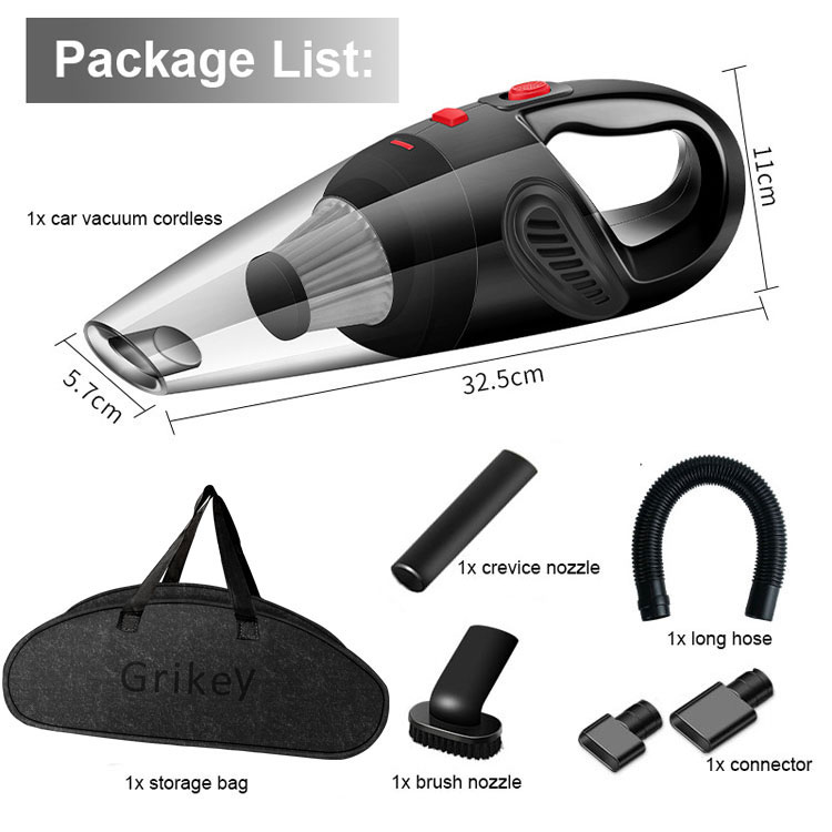 Car Vacuum Cleaner For Car Vacuum Autobiotic 12V Powerful Handheld Vacuum Cleaner Car Cleaning 5800Pa Big Suction-grikey