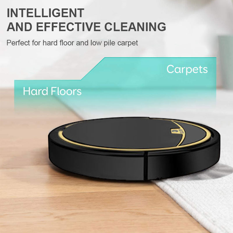 Robot Vacuum Cleaner for Home Vacuum Cleaner Robot Wireless Wet Dry Vacuum Cleaner Remote Control Automatic Dust Removal and Sterilization Sweeper-grikey