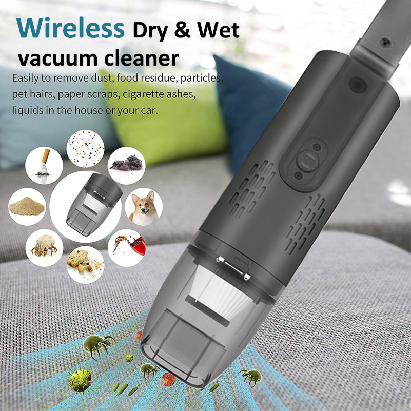 GRIKEY Mini Vacuum Cleaner Wireless Car Vacuum Cleaner For Car Hand Vacuum Cleaner Car Vaccum Cleaners USB Odkurzacz Samochodo-grikey