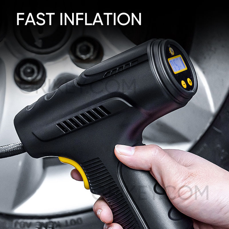 Tire Inflator Portable Air Compressor Cordless Digital Electric Tire Pump Fast Inflation Smart Air Pump for Car Tires Bicycles Balls-grikey