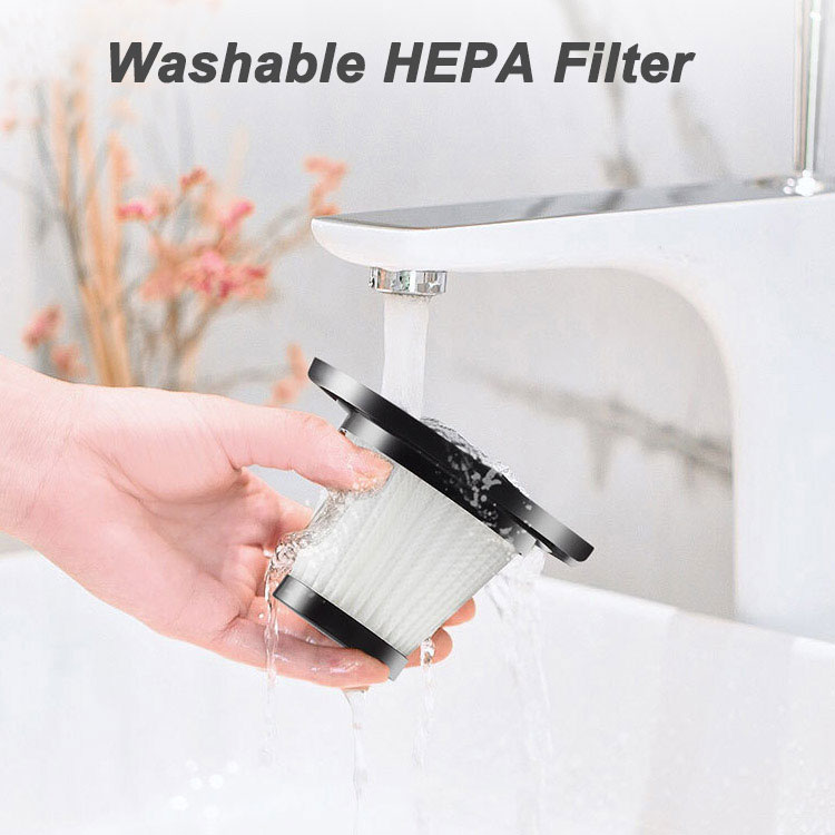 4 in 1 Portable Car Vacuum Cleaner with Air Compressor Pump DC 12V Tire Inflator High Power Handheld Car Vacuum w/ LED Light-grikey