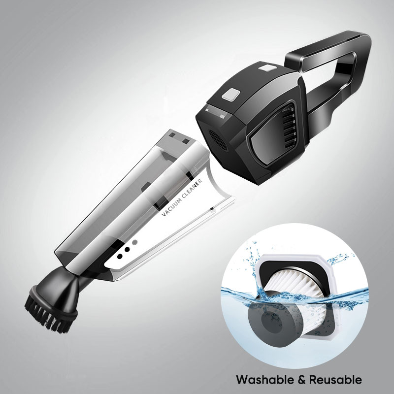 Car Vacuum Cleaner 12V DC 120W High Power Portable Handheld Corded Auto Vaccum Cleaner Car Accessory for Interior Detailing-grikey