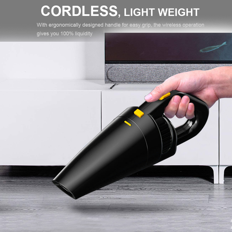 Handheld Vacuum Cleaner Cordless Mini Portable Car Vacuum Cleaner USB Rechargeable Hand Vacuum for Home Office Car Cleaning -grikey