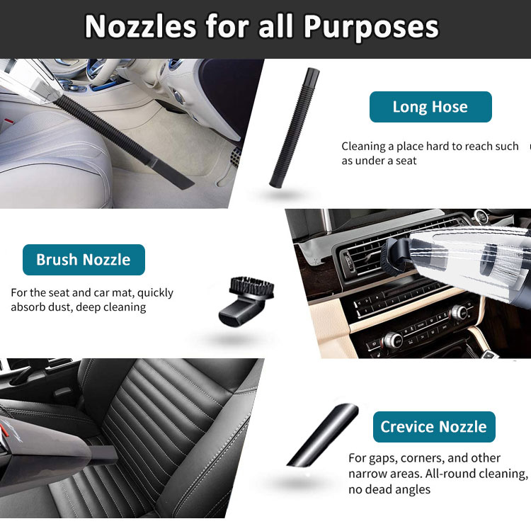 Wet Dry Vacuum Cleaner Car Vacuum Cleaner Power Handheld Vacuum Cleaner for Cars Portable Vacuums Cleaners -grikey