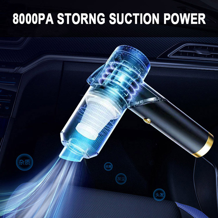 2 in 1 Mini USB Folding Wireless Vacuum Cleaner LED Power Suction Vaccum Cleaner Cordless-grikey