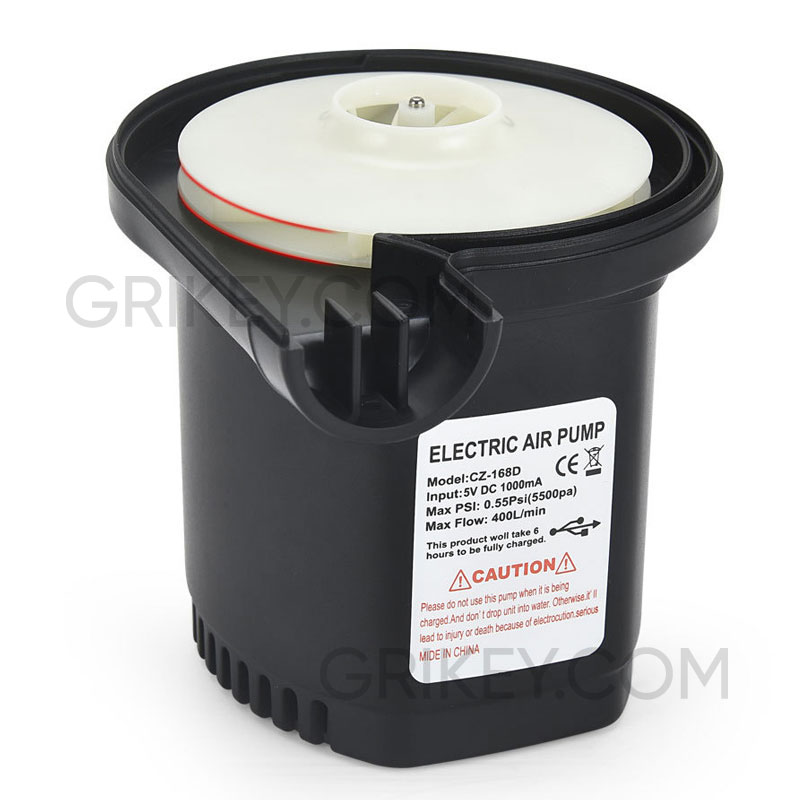 Rechargeable Electric Air Pump for Inflatables Portable Battery Air Pump for Air Mattress Bed Airbed Boat Pool Toys Floats-grikey