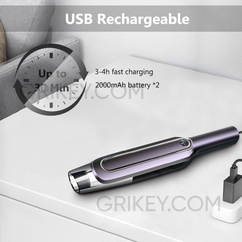 Handheld Vacuum Cleaner 8000PA Portable Vaccum Cleaner Cordless Rechargeable Mini Car Vaccum Cleaner for Pet Hair Home Cleaning-grikey