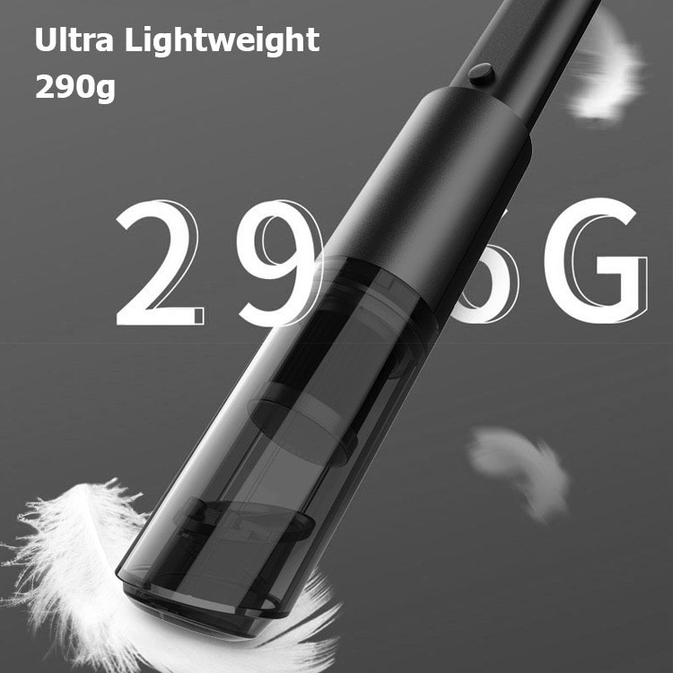 Wireless Car Vacuum Cleaner USB Rechargeable Cordless Mini Portable Handheld Vac Cleaner For Home Office Keyboard Cleaning-grikey