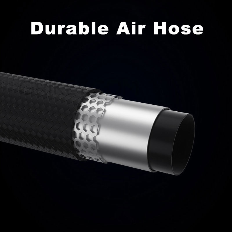 Air Compressor Tire Inflator Portable Air Pump for Car Tires 12V DC Auto Tire Pump with Digital Pressure Gauge Emergency LED Light for Car, Bicycle and Other Inflatables-grikey