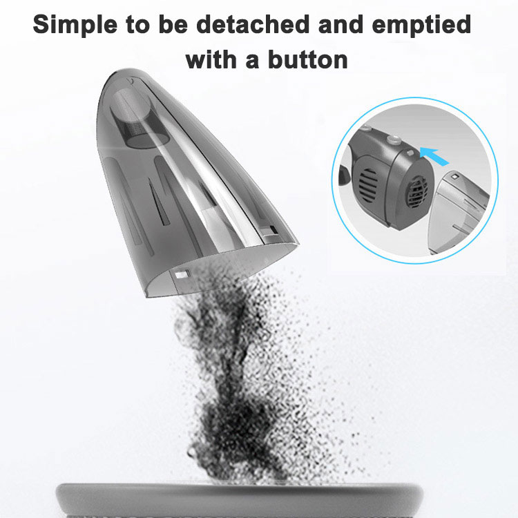 Cordless Portable Car Vacuum Cleaner 7Kpa Powerful Suction Wireless Vacuum for Home Car Cleaning-grikey