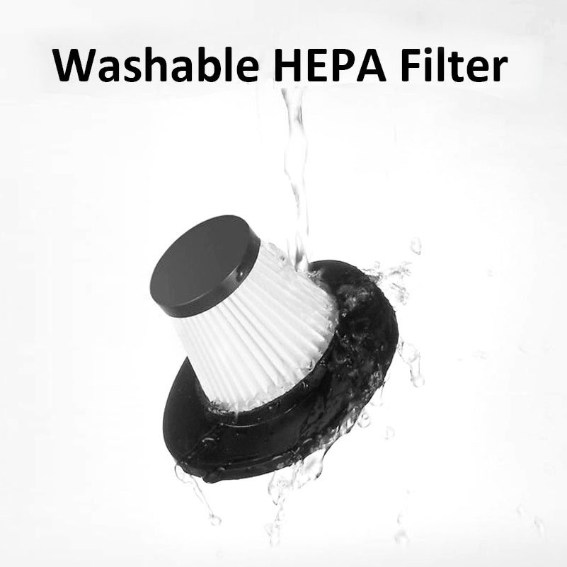 Handheld Vacuum Cleaner Cordless Rechargeable 10000Pa Strong Suction Portable Car Vacuum Cleaner w/ LED Light for Auto Office-grikey