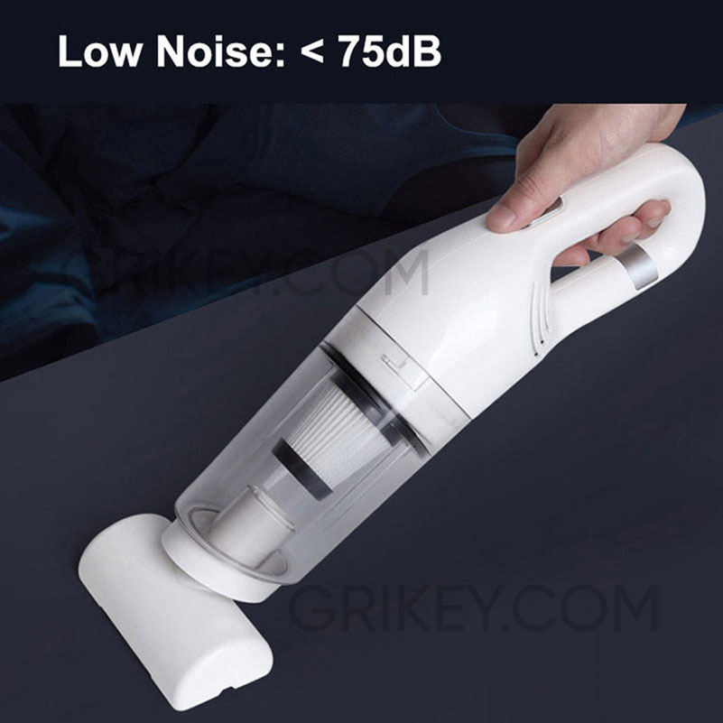 Cordless Stick Vacuum Cleaner Rechargeable Powerful Suction Lightweight Handheld Vacuum for Car Pet Hair Hard Floor-grikey