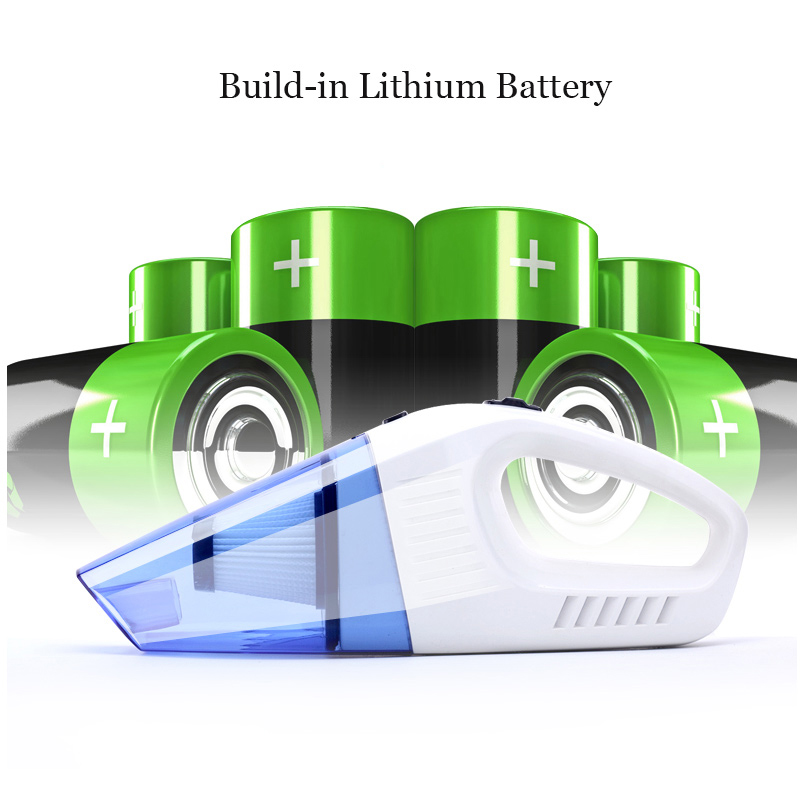 Powerful Wireless Car Vacuum Cleaner Mini Handheld Vacuum Cleaner Car Dry Wet Cleaning -grikey