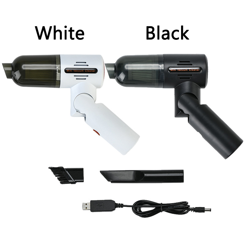 Car Vacuum Cleaner Cordless Rechargeable Handheld Vacuum for Car Sofa Desk Cleaning 180° Foldable Mini Portable Vacuum Cleaner-grikey