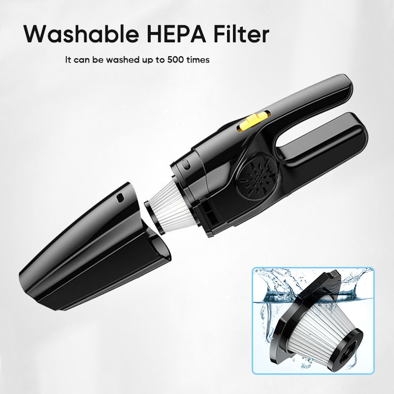 Car Vacuum Cleaner 120W High Power 12V DC Portable Handheld Corded Auto Vaccum Cleaner Car Accessory for Quick Cleaning -grikey