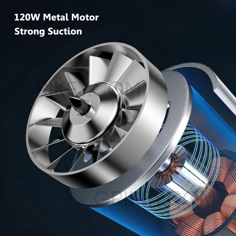 Handheld Vacuum Cleaner 8000PA Portable Vaccum Cleaner Cordless Rechargeable Mini Car Vaccum Cleaner for Pet Hair Home Cleaning-grikey