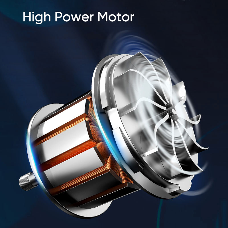 Car Vacuum Cleaner 120W High Power 12V DC Portable Handheld Corded Auto Vaccum Cleaner Car Accessory for Quick Cleaning -grikey